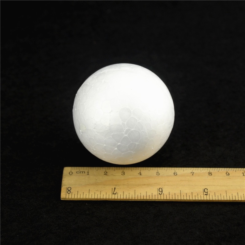 20PCS/Lot 60MM Modelling Polystyrene Styrofoam Foam Ball White Craft Balls For DIY Christmas Party Decoration Supplies