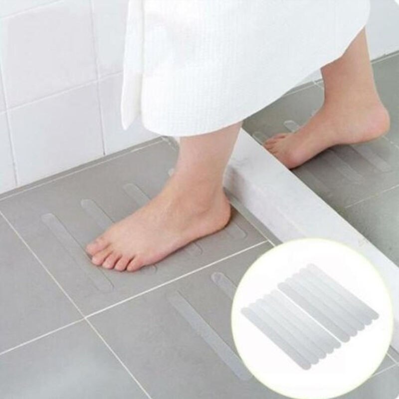 La bande antidérapante transparente de baignoire est autocollant imperméable et non marqué