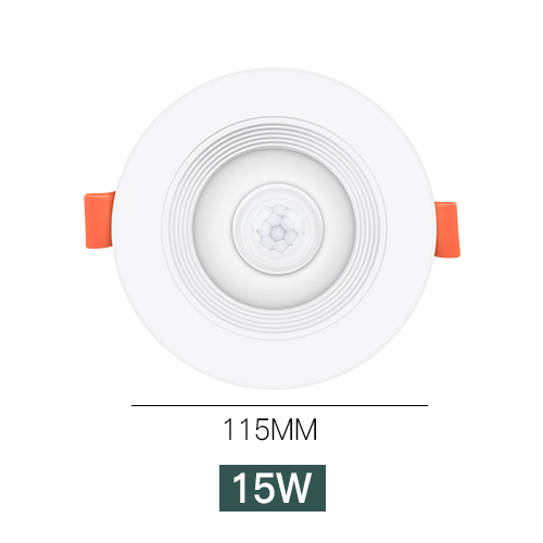 Led downlight 5w 10w 15w 20w led pir bevægelsessensor indbygget downlight til stue soveværelse loftsdekoration belysning: Grøn / 3w