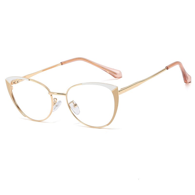 Cat Eye Computer Glasses Anti Blue Ray Optical Eye Blue Light Blocking Glasses Spectacle Blocking Gaming Filter Glass