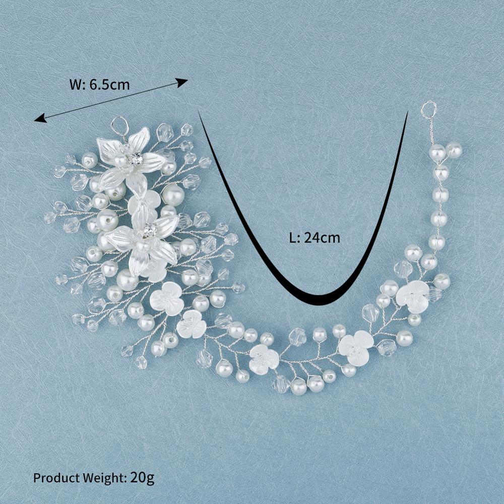 Miallo retro bruid bruiloft bord haar hoofdtooi studio fotograaf