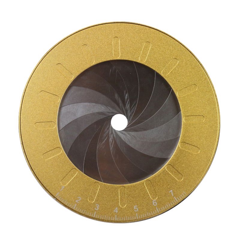 High Multi-function Stainless Steel Adjustable Drawing Ruler Disc Drawing Round Tool: Default Title