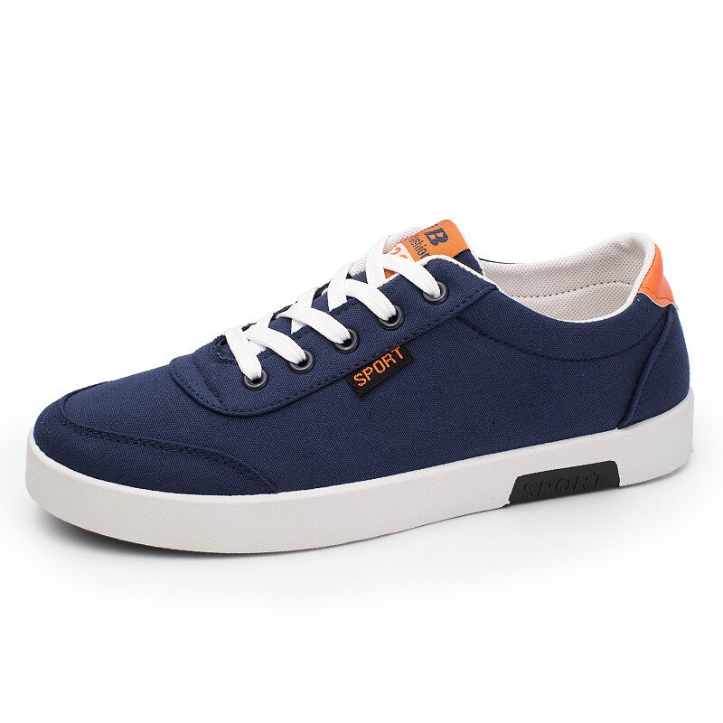 spring and autumn explosions men's shoes student canvas shoes men's white shoes trend sports casual shoes non-slip breathab