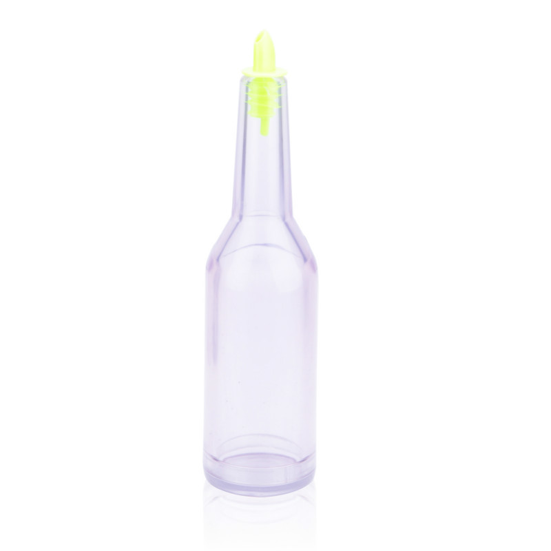Utensilios de cocina para Bar, utensilios de plástico transparente ABS, cóctel camarero botellas de práctica