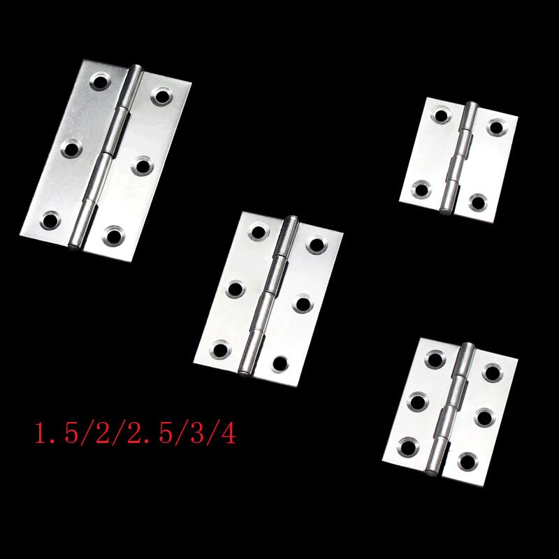 2pcs Stainless Steel hinges for furniture Flap Hinge Counter Backflap Hinge 1.5/2/ 2.5 /3/ 4 inch Hinge