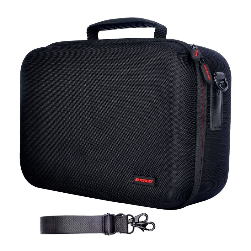 Multi-Function Carry Hard Case Cover Box for -Oculus Quest 2 VR Headset and Accessories VR glasses EVA Handbag Storage Box: black