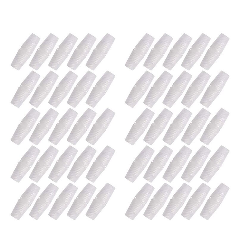 60pcs Plastic Cable Grip Strain Relief Wire Clamp Cord Grip M10×19mm Strain Relief Cord Grip Cable Grip for Ceiling Light: Clear