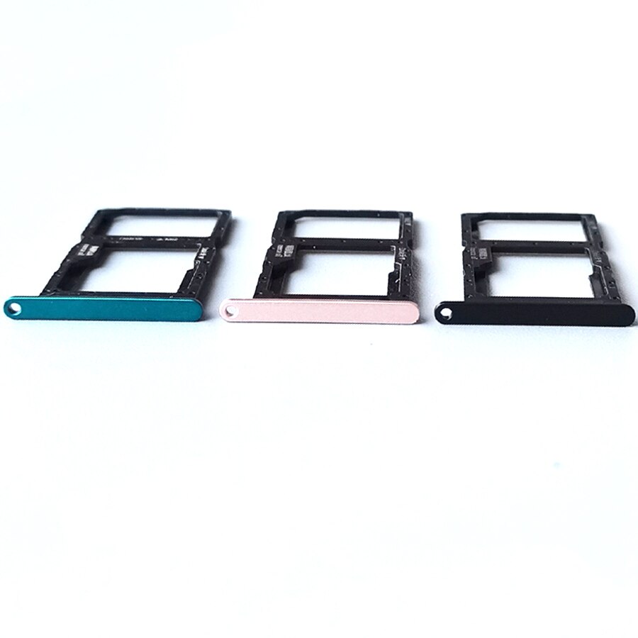 Dual SIM Card Tray For Huawei Nova Y60 WKG-LX9 SIM Slot Holder Adapter NOVA Y60 Replacement Parts Black Gold Green