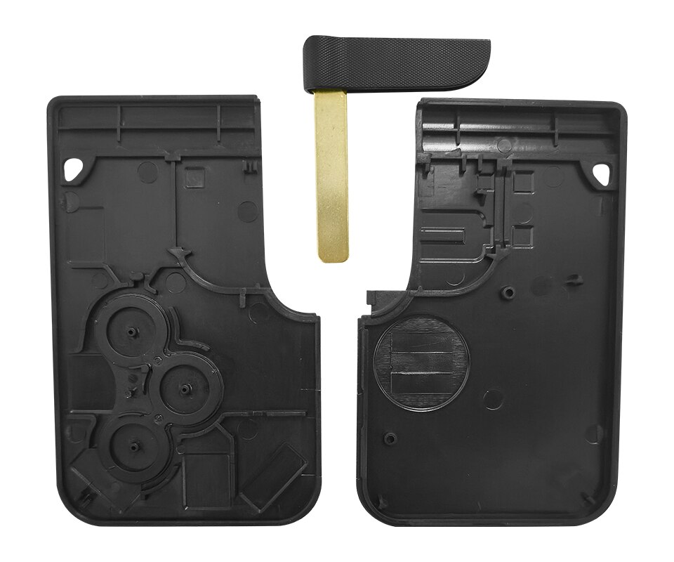 XNRKEY Remote Car Key 4 Button Smart Card with pcf7953 chip 433mhz Va2 Blade for Renault Clio Smart Key