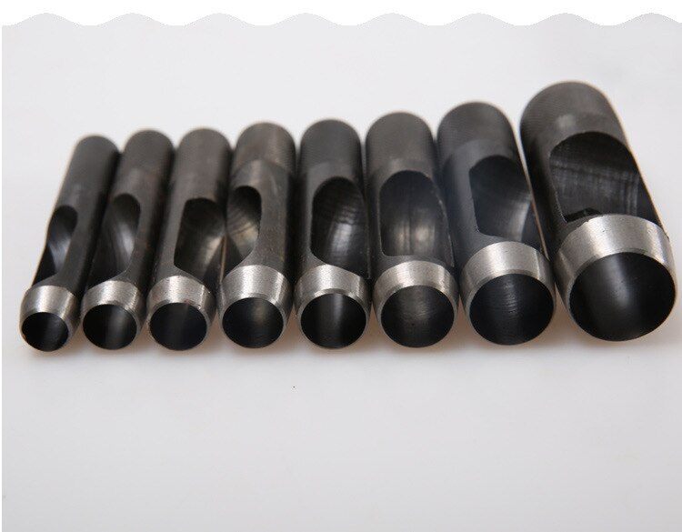 1-25mm Round Steel Leather Craft Cutter Working for Belt Strap Waist Watch Band DIY Puncher Hollow Hole Punch Tool Hand Art Tool