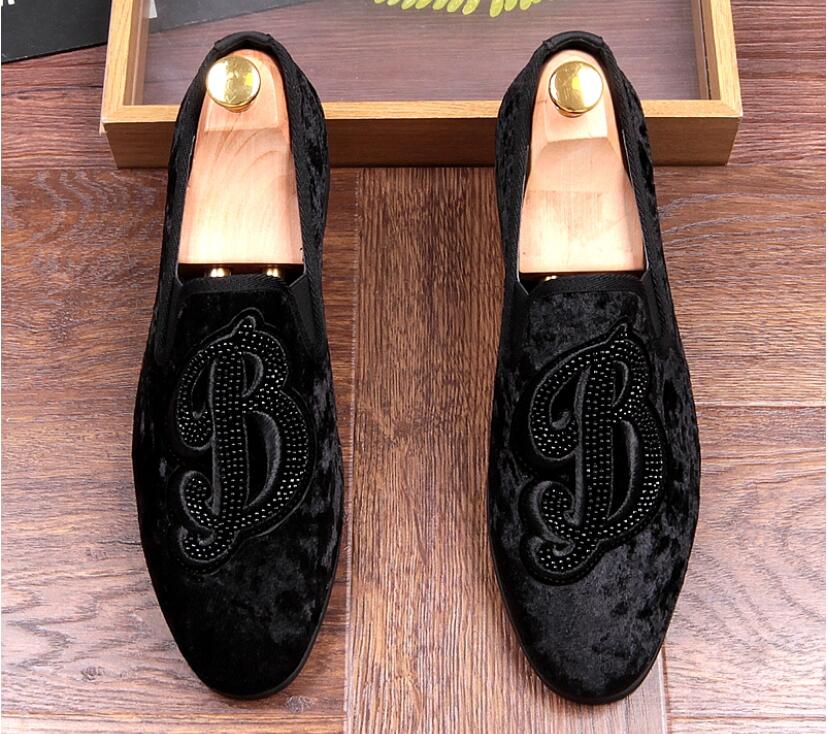 Mænd afslappet ruskind loafers sort rød bund køresko mokkasiner gommino slip on zapatillas hombre: Stil 1 / 6.5