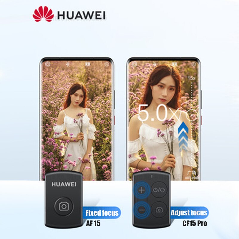 Huawei-Palo de selfi AF15/Pro Original, trípode portátil con Control inalámbrico, monopié de mano, compatible con Bluetooth, para iOS/Xiaomi Phon