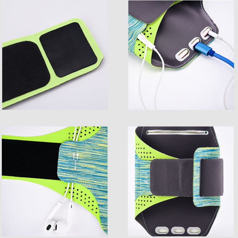 DuDa Exercise Workout Mobile Phone Armband Touch Screem Running Sport Arm Band Holder Pouch Case for 5.8 inch iPhone 6 6S 7 Plus