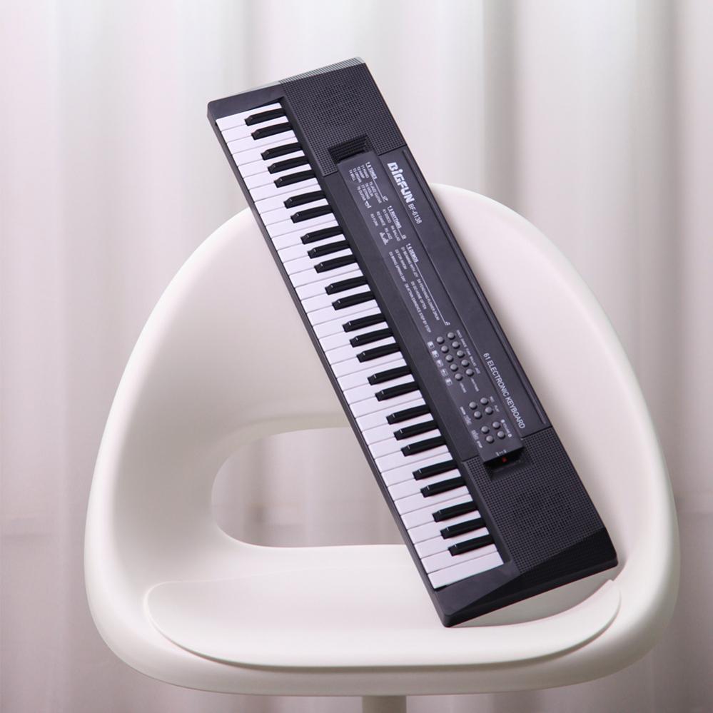 61 Toetsen Elektronische Keyboard Piano Elektrische Digitale Muziek Key Board Met Microfoon Voor Kinderen Muzikale Verlichting