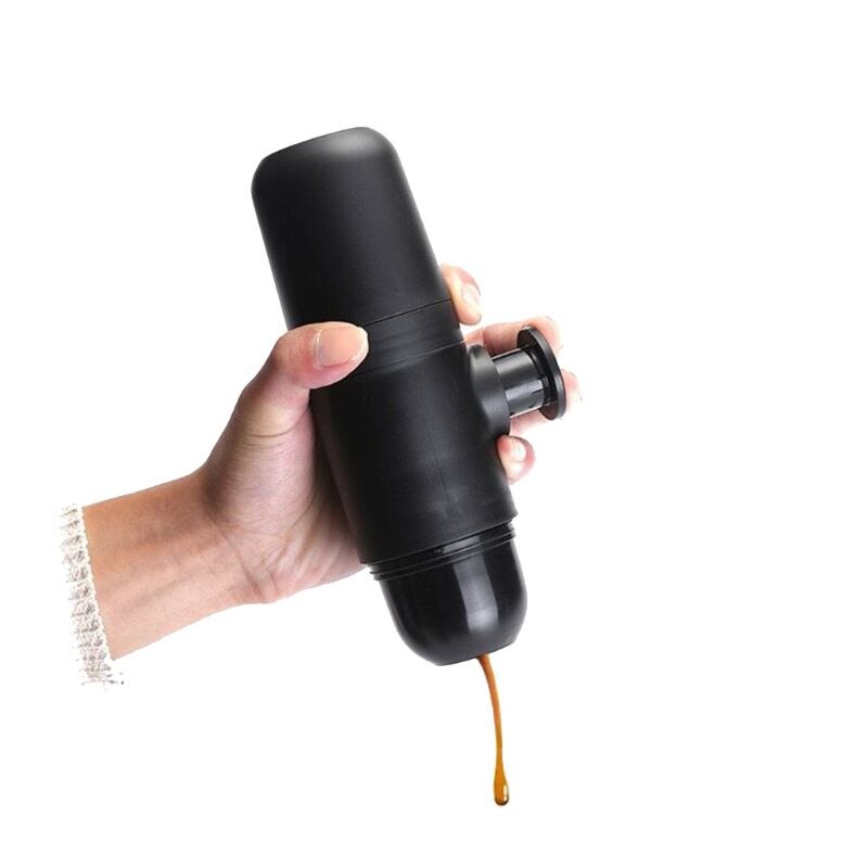 Mini Manual Portable Coffee Maker Espresso Machine Camping Travel Handheld Cup