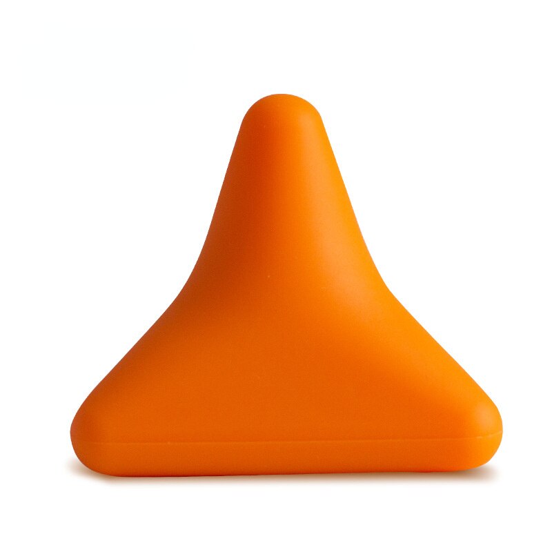 Silizium Massage Kegel Dreieckige Entspannen Gerät Ball Psoas Muskel Freisetzung Brust Wirbelsäule Zurück Nacken Schulterblatt Fuß Yoga Massagegerät: Orange