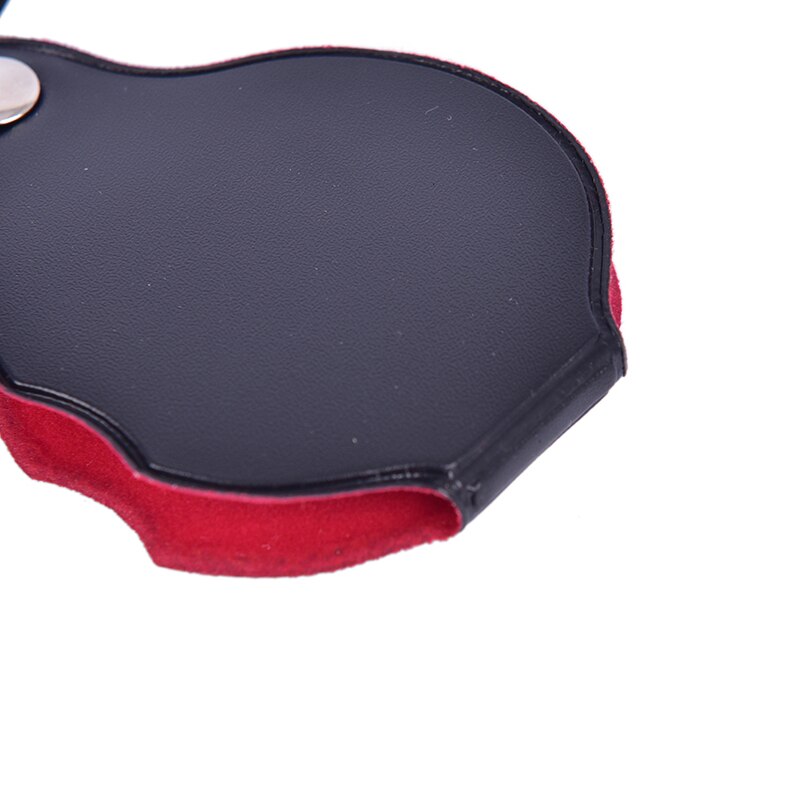 Portable Handheld Magnifier 8X Leather Magnifier Reading Monocle Jewelry Glasses Pocket Magnifying Glass