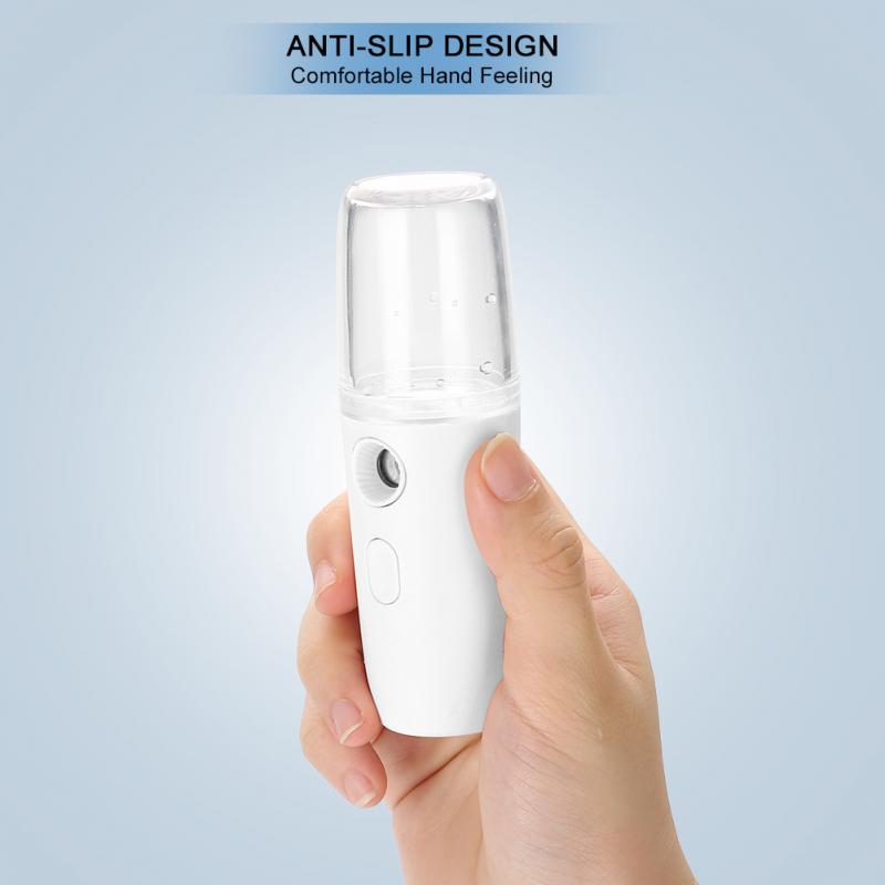 Portable Nano Mist Sprayer Handy Atomization Machine Face Moisturizing Hydration Refreshing USB Facial Care Tool