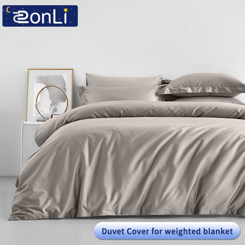 Zonli 1Pcs Moderne Dekbedovertrek Soild Kleur Verwijderbare Dekbedovertrekken Met Rits Thuis Dekbed Queen Size Deken Cover