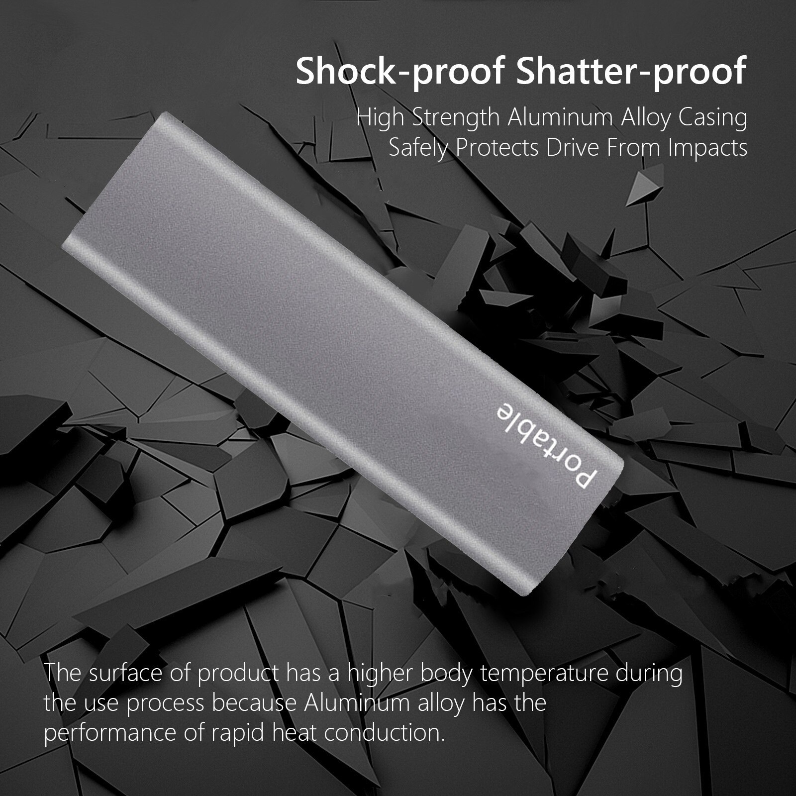 USB3.1 Mobile Hard Drive Disk Universal External Solid State Drive for Desktop Laptop Mobile Phone Notebook 1TB/2TB/4TB/8TB