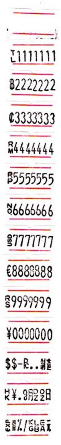 [ Fly Eagle ] MX-5500 8 Digits Price Tag Gun Labeler Labeller + 5000 Green labels + free