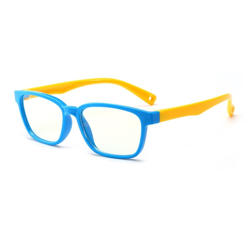 Square Anti Blue Light Kids Glasses Children Boy Girls Computer Eyeglasses UV400