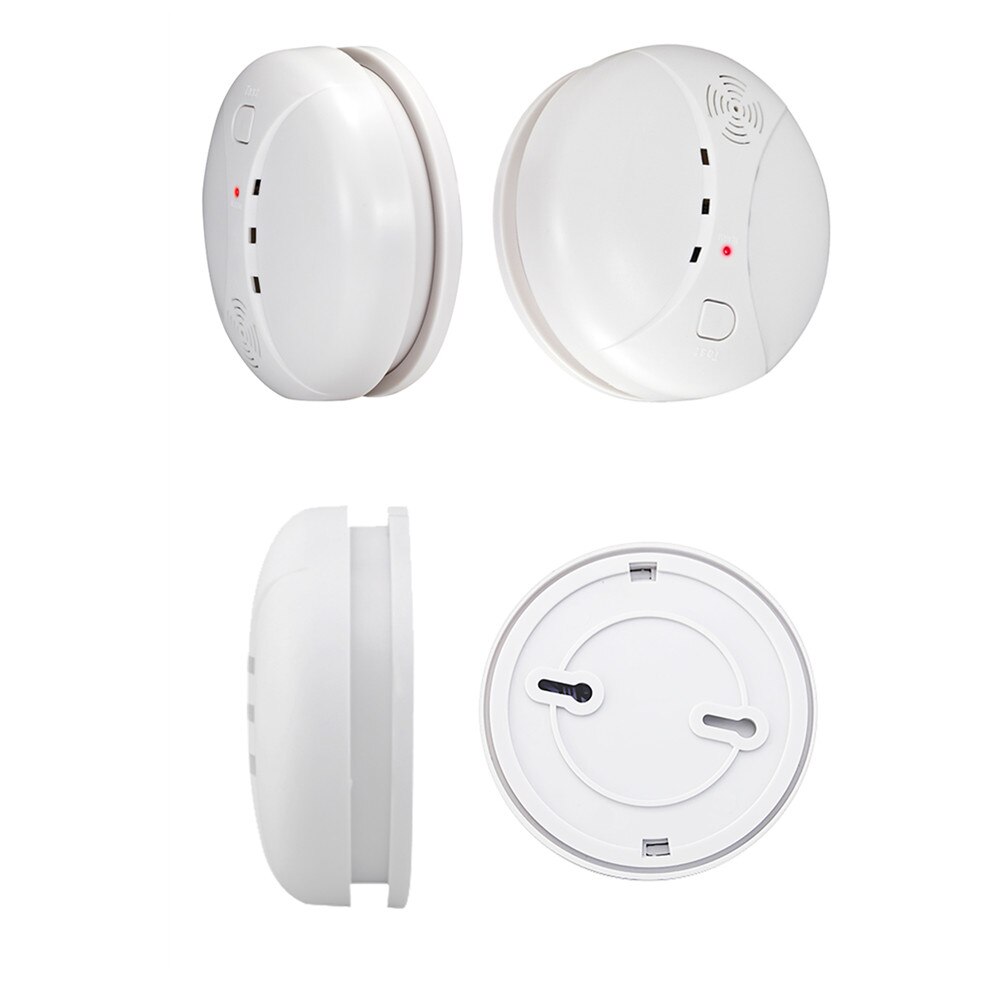 High Quatity 433MHZ Wireless Fire Alarm Sensor Fire Protection Smoke Detector for Indoor Kitchen Home Alarm Security System