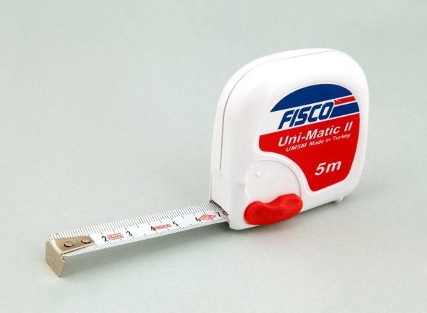 FISCO UNI-MATIC CARBON SPRING STEEL TAPE MEASURE || 5M LENGHT