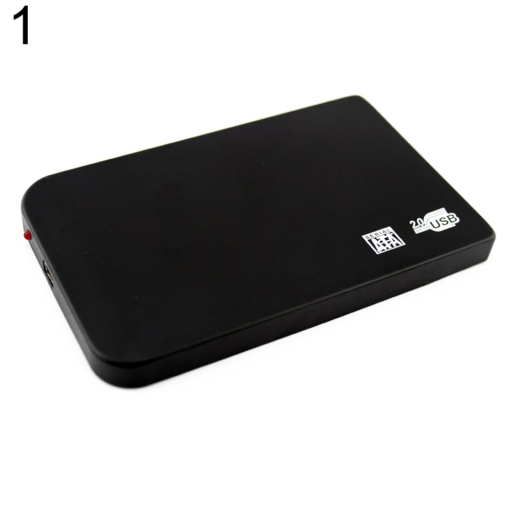 Ultra-Slim USB 2.0 Hard Drive External Enclosure Case for 2.5 Inch SATA HDD SSD