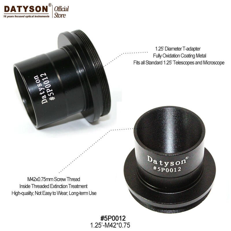 Camera Adapter T Ring Interface for Telescope Microscope Photography Dedicated - Multiple Models