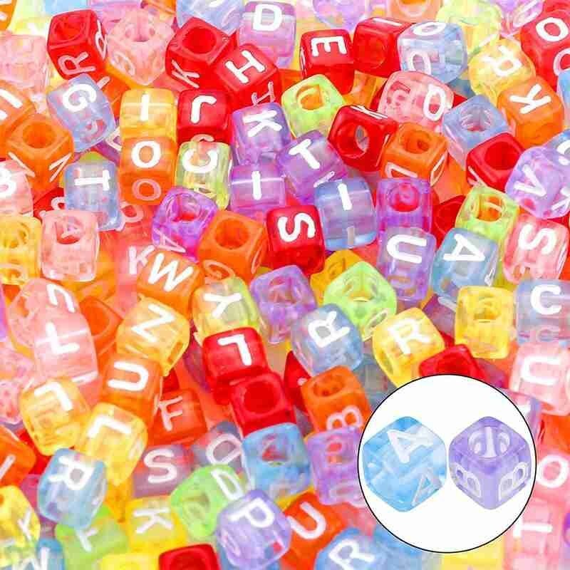 DIY Toys English Alphabet Beaded Material For Jewelry DIY Handmade Making Venue Layout Educational Wedding Toys T0I7