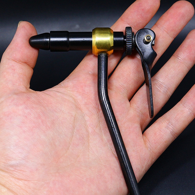 Royal Sissi 1set portable classic Vise Fly Tying Vise with steel hardened jaw &C-Clamp&lever action durable fly tying tools