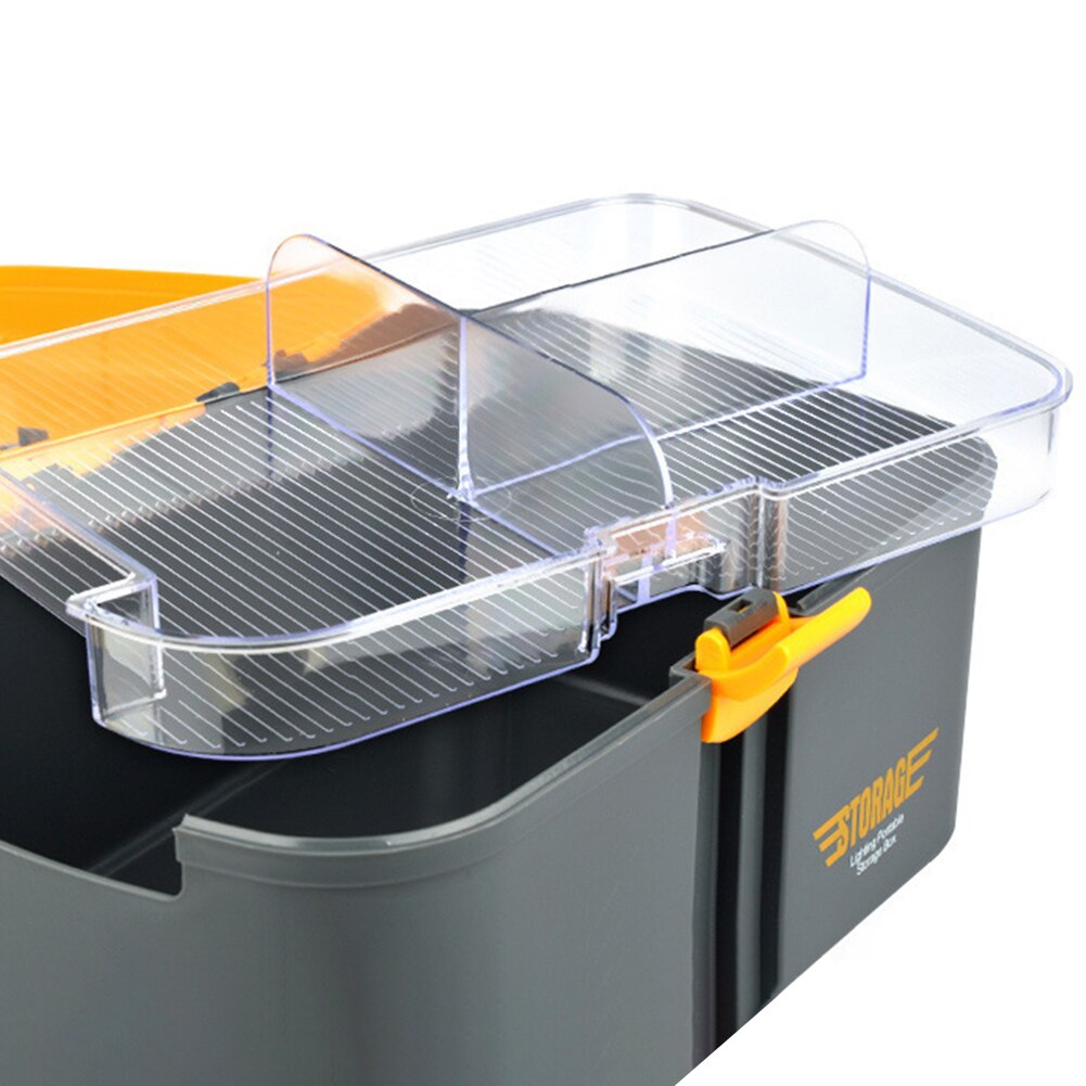 Home Organizer With LED Light Portable Outdoor Fishing Multifunctional Storage Tray Hardware Garage Tool Box Craftsman Durable