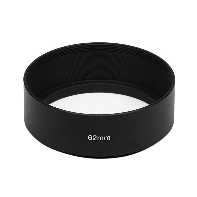 1 pièces 49MM/55MM/58MM/62MM/67MM/72MM/77MM métal longue lentille de mise au point capuchon à visser pour appareil photo