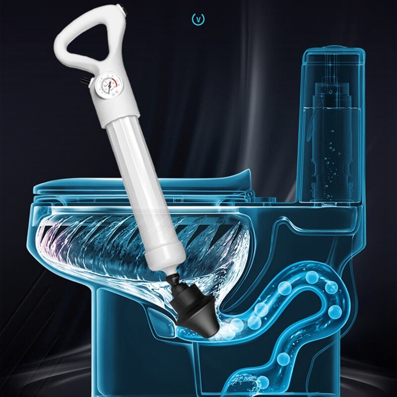 Toilet Plungers High Pressure Pump Cleane Powerful Air Blaster Plunge Dredge Air Floor Drain Blaster Air Power Drain