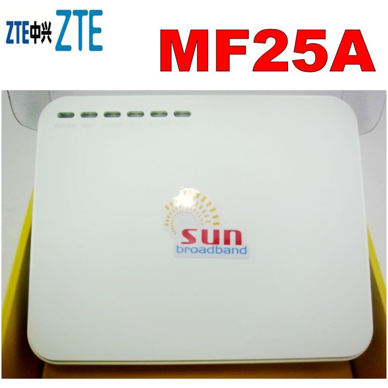 ZTE MF25A 3G Router HSPA + 21,6 M Leistungsstarke 3G Wifi Router + Sim Karte + ADSL (3 in einem)