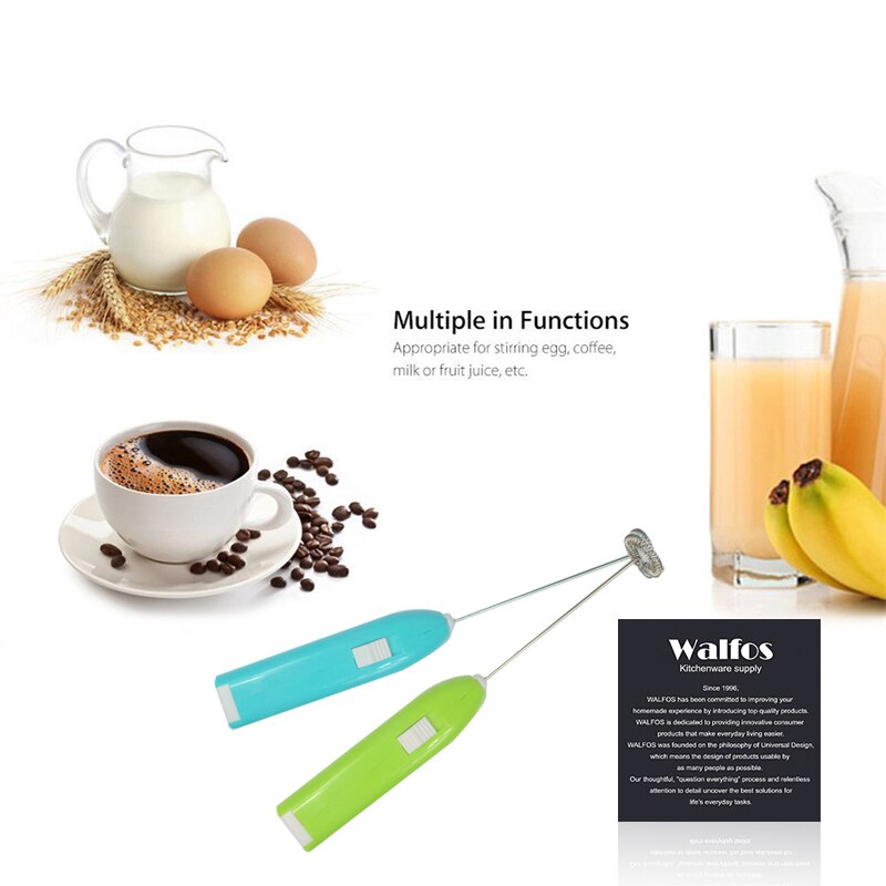 Walfos kaffe mælk drikke elektrisk piskeris mixer skummer skum æg visp elektrisk elektrisk håndtag mixer omrører køkken værktøj