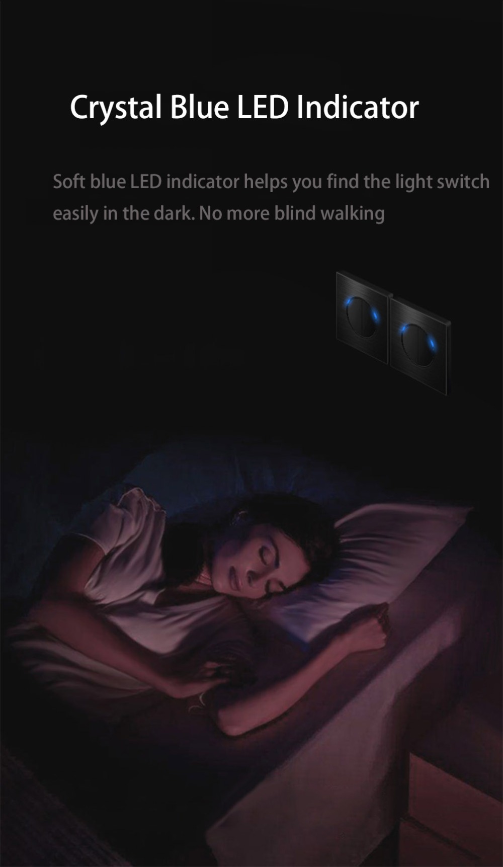 Interruttore per applique da parete in alluminio marrone con pulsante portato rotondo 1 2 3 4 banda passa attraverso l'interruttore incrociato pannello spazzolato Wallpad serie L6