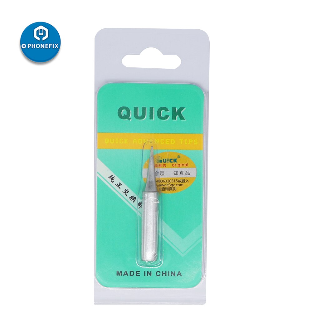 Original Quick Soldering Iron Tips Lead-free Iron Tip 900M 936 969 968 236 K SK 3C J I Soldering Iron Station Welding Tools Kit