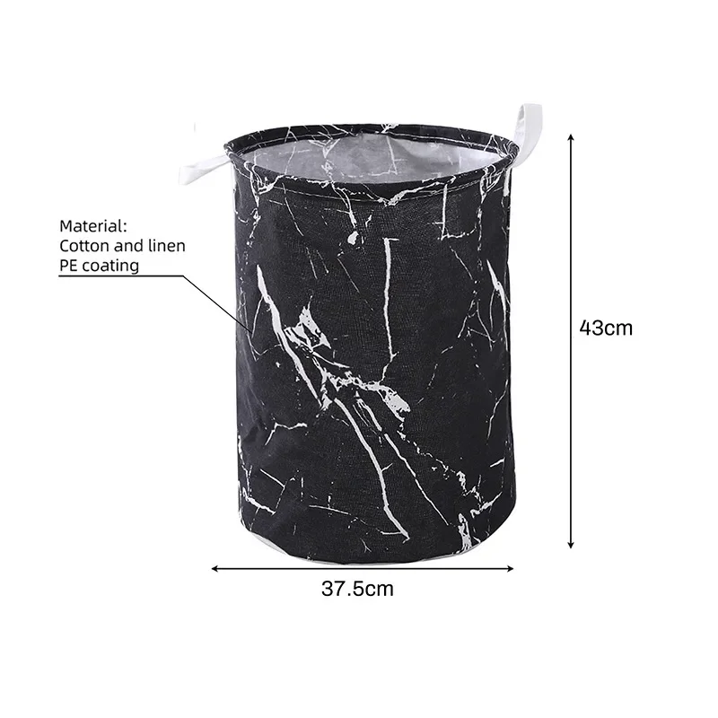Organizer Canvas Laundry Basket Waterproof Large Capacity Laundry Hamper Dirty Clothes Storage Basket Toy Home Storage Bin 45x35: Chocolate