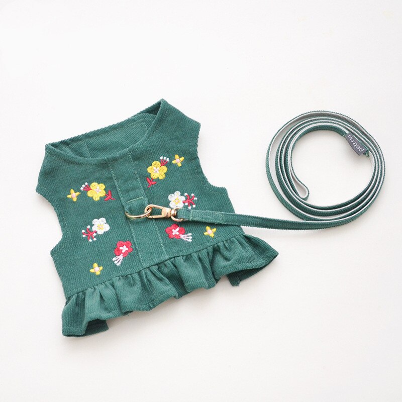 Dog Harness Vest Outdoor Pet Products Puppy Small Dog Leash Yorkshire Pomeranian Shih Tzu Maltese Bichon Poodle Dog Lead: Red / M Chest 35-42cm