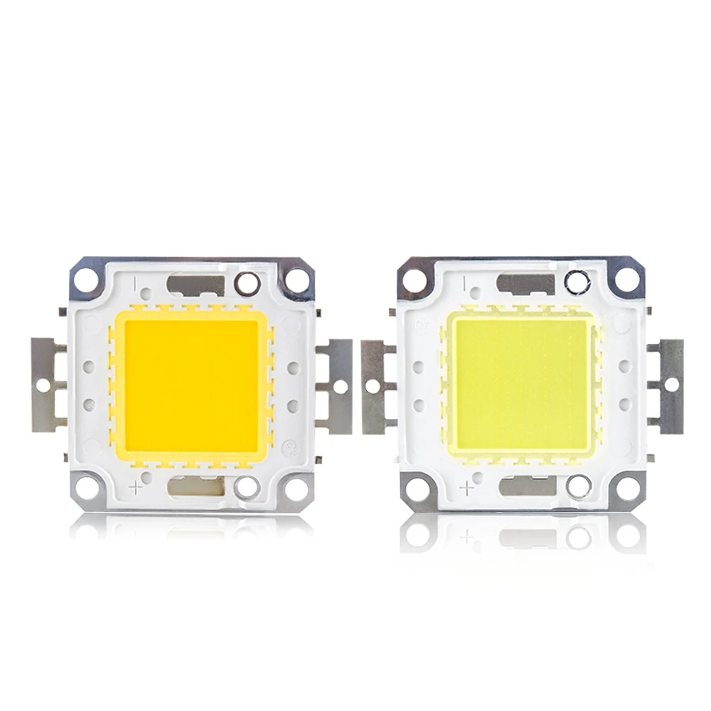 10 st led-chip 10w 20w 30w 50w 100w dc 12v 32v 36v bakgrundsbelysningsdiodlampor pärlor led-matris för gör-det-själv-strålkastare spotlights
