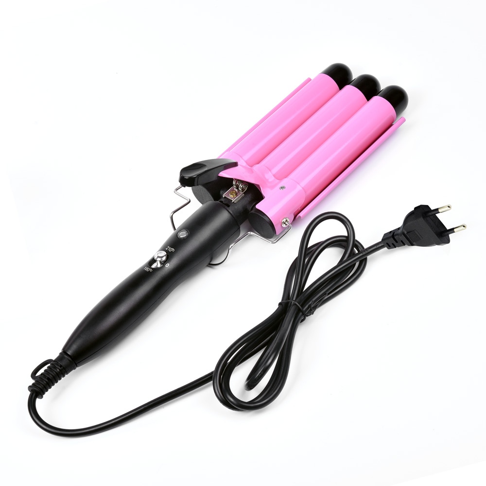 Professionele Haar Krultang Keramische Triple Vat Haar Krultang Strijkijzers Haar Wave Waver Styling Tools Haar Styler Wand