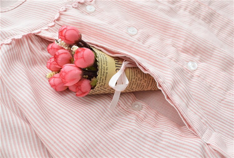 hiver maternité pyjamas grossesse vêtements allaitement Pyjama Premama costume pour femmes enceintes mousseline allaitement Homewear ensemble