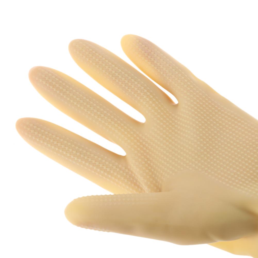 Luvas de látex natural, luva de borracha resistente para limpeza de jardim, cozinha e trabalho em casa, elementos de plantio de jardim