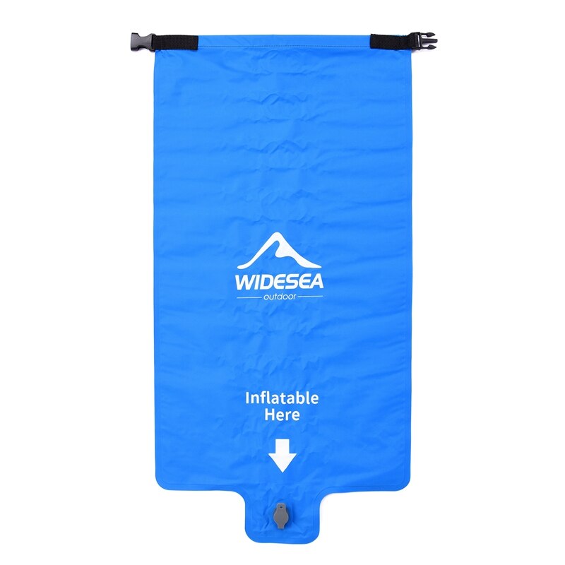 Widesea camping oppblåsbar veske ultralett bærbar vanntett sammenleggbar airbag til liggeunderlag utendørs matt fotturer