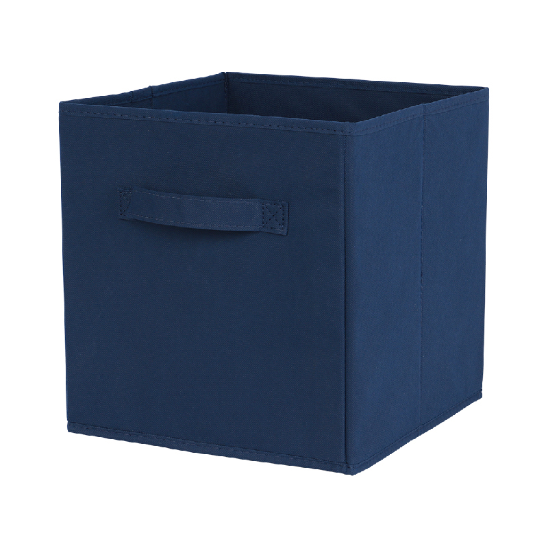 Non Woven Fabric Bin Fabric Cloth Storage Box for Book Clothes Toys Storage Foldable Closet Drawer Storage Organizer Bins Basket: Clear