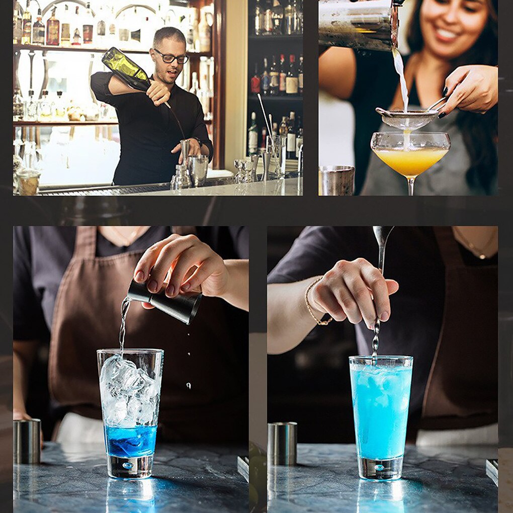 550ML/750ML Storage Stand Stainless Steel Cocktail Shaker Mixer Wine Martini Boston Shaker For Bartender Drink Party Bar Tools