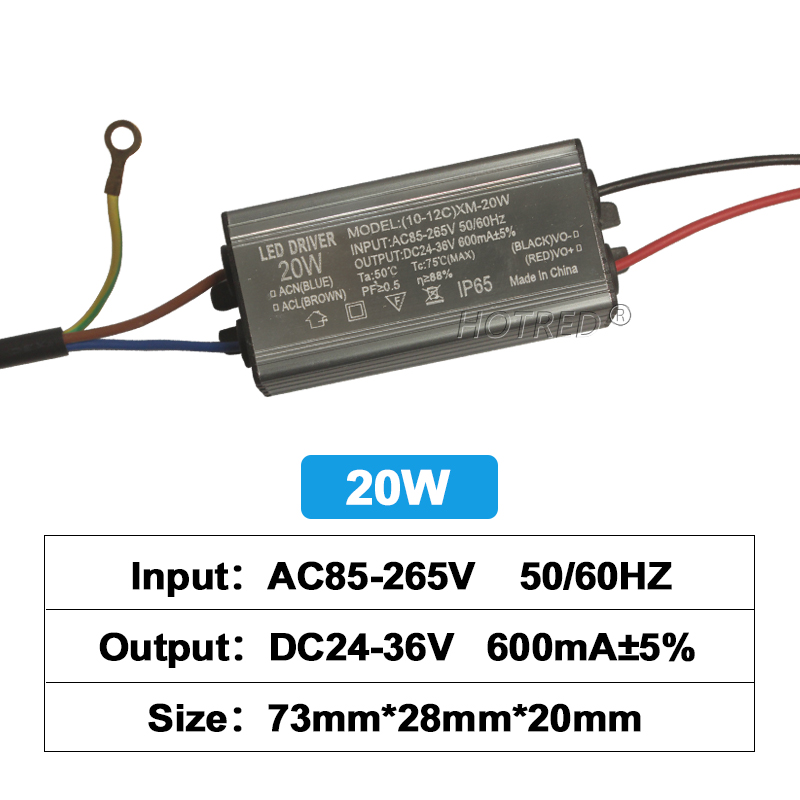 LED-Treiber, wasserdichte Beleuchtungstransformatoren, 10 W, 20 W, 30 W, 50 W, 70 W, 80 W, 100 W, DC24-36V, Netzteil 600 mA, 900 mA, 1500 mA, 2100 mA, 3000 mA: Black
