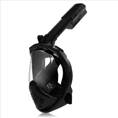 2020 nuovi tronchi di Nuoto di Pieno Viso Maschera Per Lo Snorkeling Per Bambini di Età Subacquea Scuba Anti Fog Snorkel Maschera Subacquea Set Attrezzature: Black / L/XL